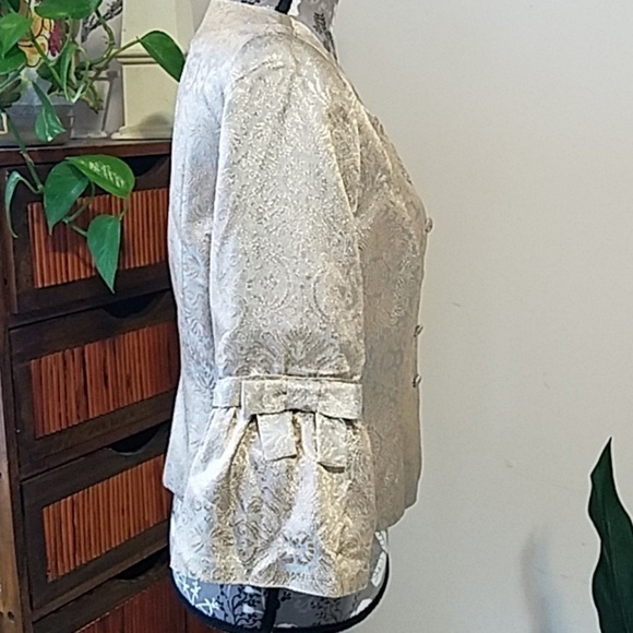 Donna Morgan 3/4 bell sleeve dress jacket Sz. 6 - Picture 3 of 7